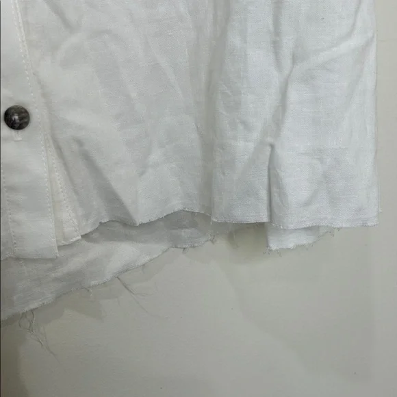 NWT SHOW ME YOUR MUMU White Basic Sleeveless Button Up Dress Size Small - Picture 12 of 15